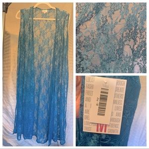 LLR Med Lacy Joy - sleeveless long vest